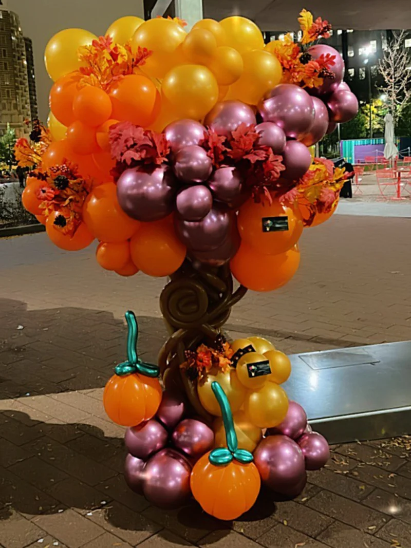 Autumn Balloon Tree Seasonal Decoration