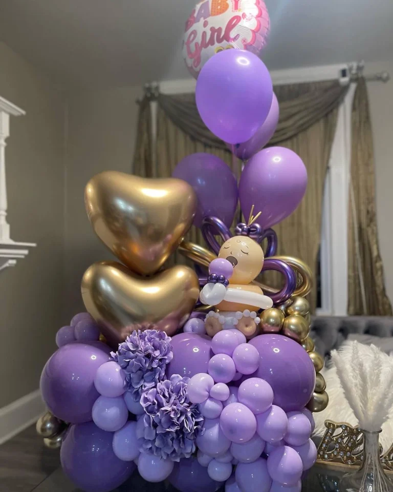 Welcome Baby Balloon Bouquet – Newborn Arrival Edition