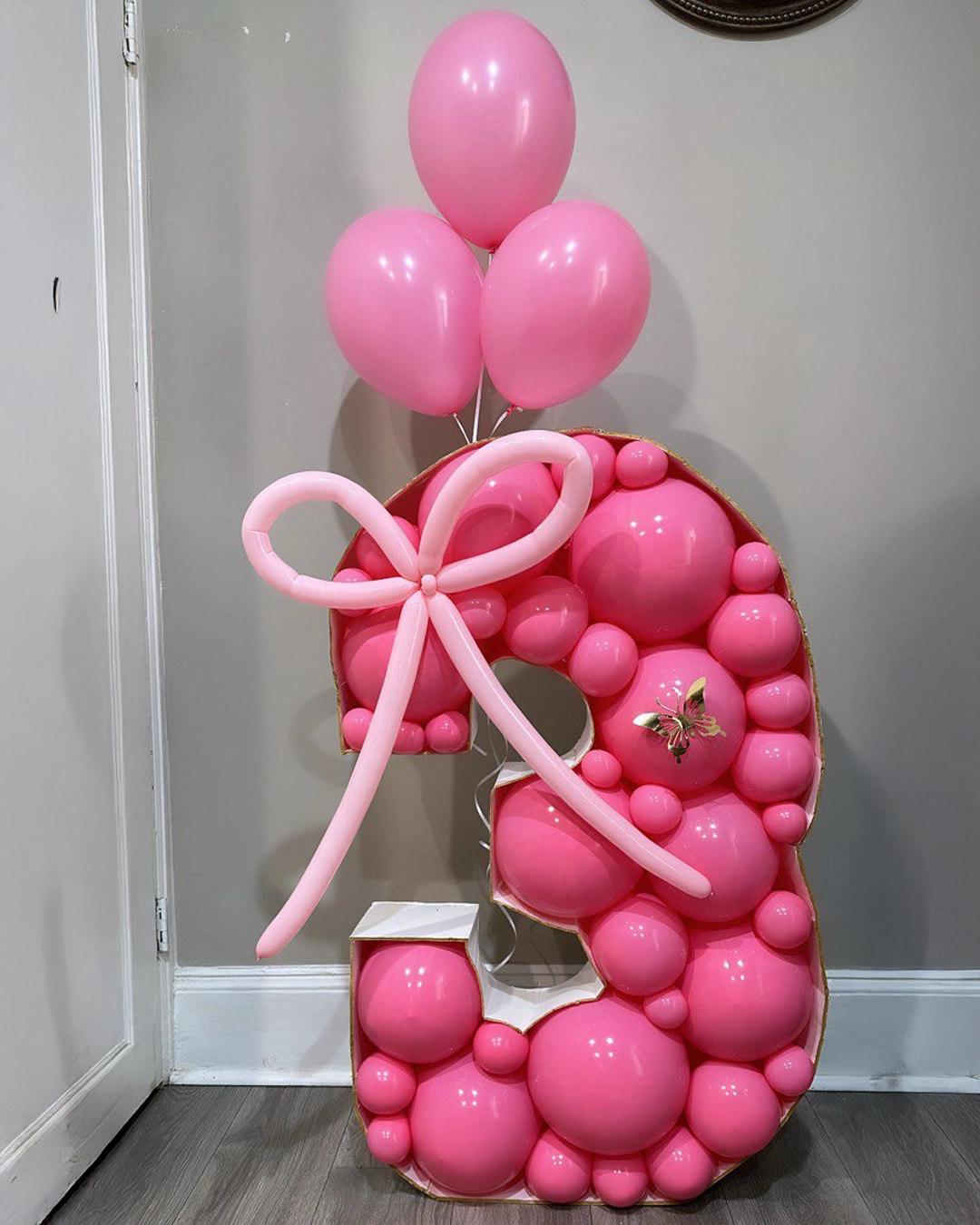 Number Balloon Mosaic Happy Birthday Edition