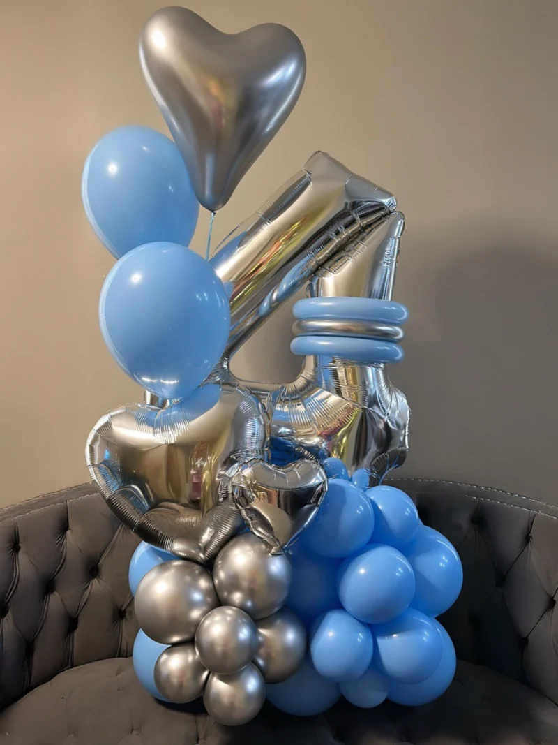 Number Balloon Bouquet Celebrate with Style