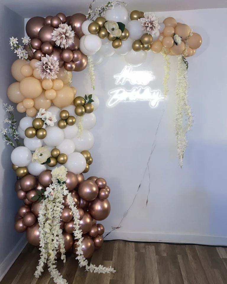 Half Balloon Arch Elegant Party Accent