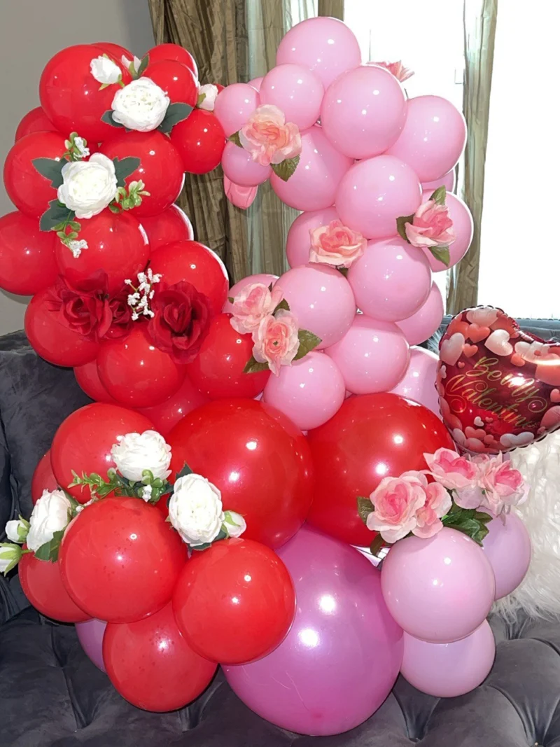Small Valentine’s Day Balloon Bouquet Mini Love Gift