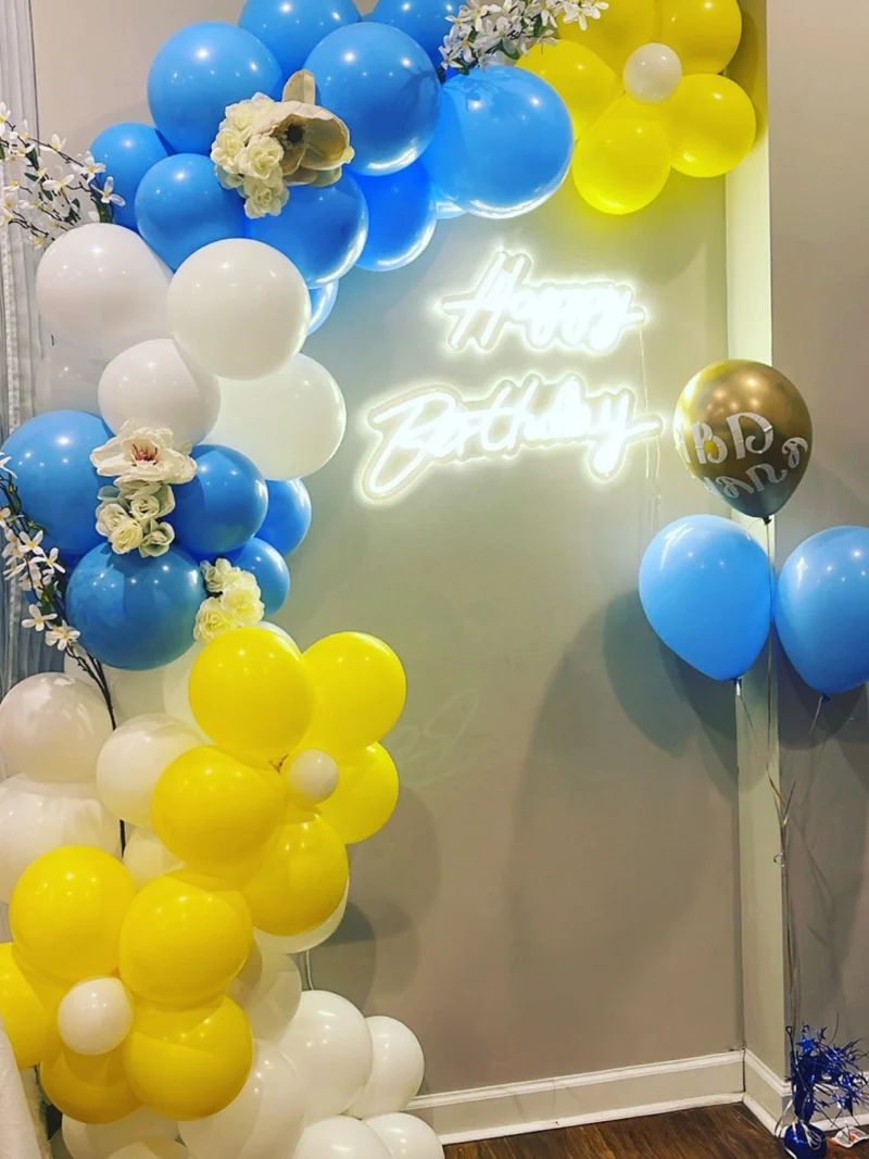 Small Birthday Balloon Arch Custom Celebration Decor